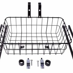 Accessoires Panier Porteur – Avant – Wald 1372 Medium – Noir -Pas Cher Roues Magasin 0020520 wald 1372 medium basket black