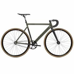 FIXED & SINGLE SPEED State Bicycle – 6061 Black Label V2 – Army Green 2018 -Pas Cher Roues Magasin Fixie75 state bicycle 6061 black label v2 armygreen track 2 1