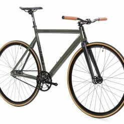 FIXED & SINGLE SPEED State Bicycle – 6061 Black Label V2 – Army Green 2018 -Pas Cher Roues Magasin Fixie75 state bicycle 6061 black label v2 armygreen track 3 1