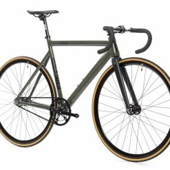 FIXED & SINGLE SPEED State Bicycle – 6061 Black Label V2 – Army Green 2018 -Pas Cher Roues Magasin Fixie75 state bicycle 6061 black label v2 armygreen track 6 1