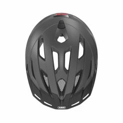 Accessoires Casque Vélo Urbain – Abus Urban I 3.0 – Titan -Pas Cher Roues Magasin casque velo abus urban i 30 4
