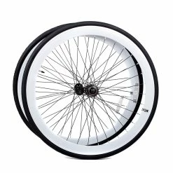 6KU – Roues Fixie Single Speed – Blanc