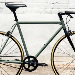 FIXED & SINGLE SPEED State Bicycle – 4130 Core-Line – Army Green -Pas Cher Roues Magasin fixie75 army green state bicycle 4130 core line 15 1