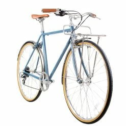 Vélos Urbains BLB Beetle Town Bike – Bleu – 8 Vitesses -Pas Cher Roues Magasin fixie75 blb beetle 8spd town bike moss blue 5