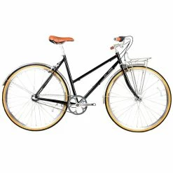 URBAN BIKES BLB Butterfly Town Bike – Black – 3 Speed