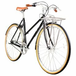 Vélos Urbains BLB Butterfly Town Bike – Noir – 3 Vitesses