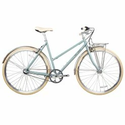 URBAN BIKES BLB Butterfly Town Bike – Sage Green – 3 Speed