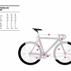 FIXED & SINGLE SPEED BLB La Piovra – Moss Green -Pas Cher Roues Magasin fixie75 blb la piovra atk fixie single speed bike geometry 1