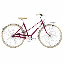 Vélos Urbains Creme – Caferacer Lady Solo Bordeaux – 7 Vitesses