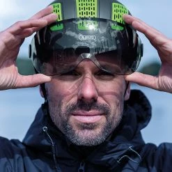 Accessoires Casque Vélo Urbain – Abus Hyban 2.0 Ace – Velvet Jaune -Pas Cher Roues Magasin fixie75 casque velo urbain abus hyban 2.0 ace 3 1