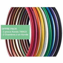 Pieces Pack 2 Pneus Kenda + 2 Chambres à Air Kenda