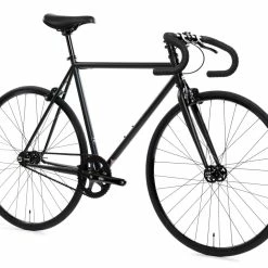 FIXED & SINGLE SPEED State Bicycle – 4130 Core-Line – The Matt Black -Pas Cher Roues Magasin fixie75 state bicycle 4130 fixed gear matte black 8 1