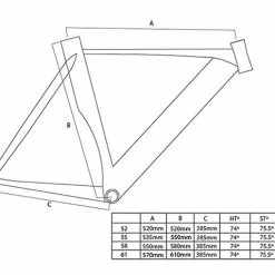 FIXED & SINGLE SPEED Unknown – Singularity – White -Pas Cher Roues Magasin fixie75 unknown bike geometry singularity 1